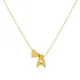 Mode Tiny Coussins Dainty Initial Nom Collier Or Document A-Z 26 Lettre Collier Ras Du Cou Pour