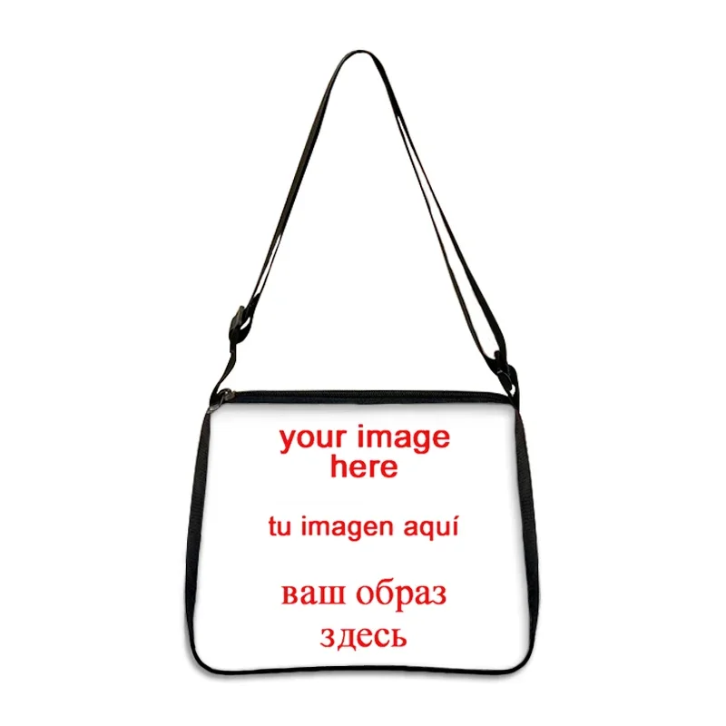 Personnalisez votre Photo/nom/Logo sac à main femme mode sous les bras sac fille voyage Shopping sac à bandoulière femmes sac de messager