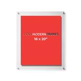 Cool Modern Frames Clear Acrylic Floating Picture Frame Plastic | 3 H x 19 W x 1 D in | Wayfair CGMS1923D