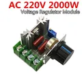 Sochi-Contrôleur de vitesse du moteur variateur de gradation AC 220V 2000W 999 voltage