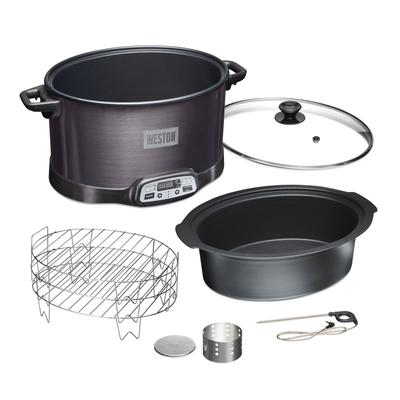 Weston 2-in-1 6 Quart Indoor Smoker & Slow Cooker