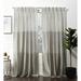 Latitude Run® Flen Faux Silk Striped Room Darkening Pinch Pleat Curtain Panels in Gray | 96 H in | Wayfair C0C69AC01084420985FDAFBC00EFF8F1