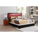 Panello Bed with Faux Leather Upholstery