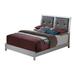 Rosdorf Park Fusami Tufted Standard Bed Wood & /Upholstered/Polyester in Black | 50 H x 56 W x 81 D in | Wayfair 0C3C756A02714AF1A7388712FA8F304D