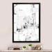 17 Stories Black & Modern Art - Modern & Contemporary Canvas Artwork Metal in White | 32 H x 16 W x 1 D in | Wayfair