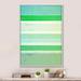 Gracie Oaks And Beige Abstract Art - Modern & Contemporary Canvas Art Print Canvas in Green | 12 H x 8 W x 1 D in | Wayfair