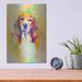 Red Barrel Studio® Luxe Art 'Pop Art Beagle 3' By Furbaby Affil Pop Art Beagle 3 by - Graphic Art on in Blue/Green | Wayfair