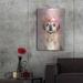 Red Barrel Studio® Luxe Metal Art 'Flower Crown Puggle' By Furbaby Af Flower Crown Puggle by - on Metal in White | 36 H x 24 W x 0.13 D in | Wayfair