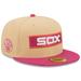 Men's New Era Orange/Pink Chicago White Sox 1933 MLB All-Star Game 50th Anniversary Mango Passion 59FIFTY Fitted Hat