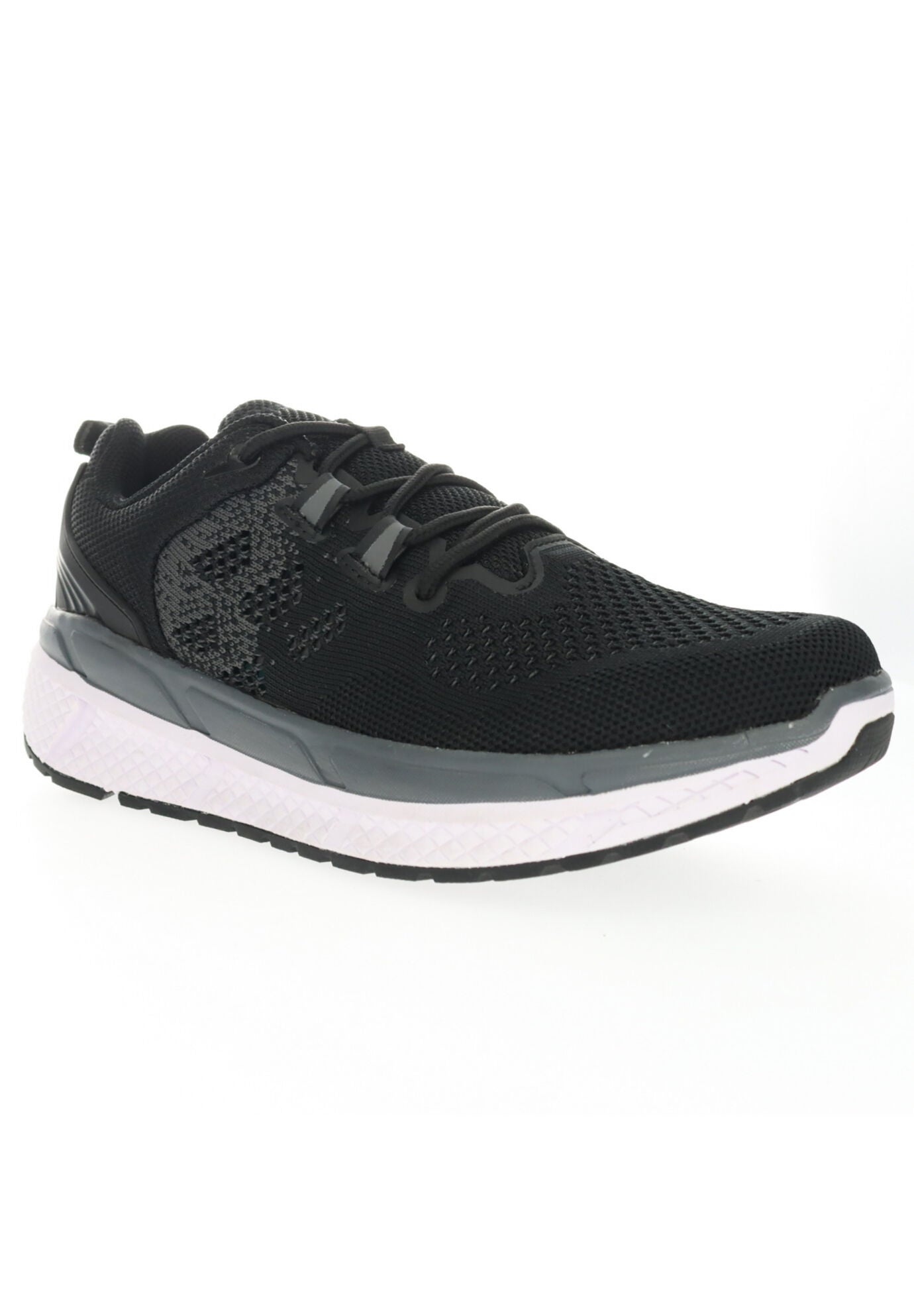 Wide Width Women's Propet Ultra Sneakers by Propet in Black Grey (Size 5 1/2 W)