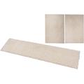 Bettumrandung HOME AFFAIRE "Shaggy 30" Gr. B/L (Brücke): 70 cm x 140 cm (2 St.) B/L (Läufer): 70 cm x 270 cm (1 St.), rechteckig, beige (creme) Bettumrandungen