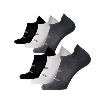 Brooks Run-In No Show 6-Pack Sock Asphalt/White/Black S 280494002.025