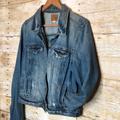 American Eagle Outfitters Jackets & Coats | American Eagle Jean Jacket Distressed Denim Jean Jacket Size Medium | Color: Blue | Size: M