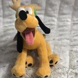 Disney Toys | Christmas Reindeer Pluto | Color: Gold/Green | Size: 7"