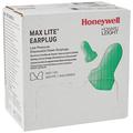 Howard Leight by Honeywell Max Lite Single-Use Uncorded Earplugs, Green Color, Fits All Sizes, Contoured T-Shape, Ideal for workers with smaller ear canals, SNR 34, (BOX with 200 Pairs)