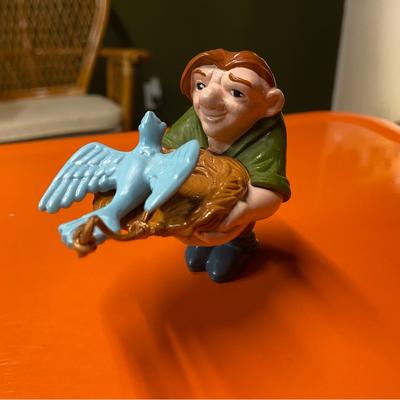 Disney Toys | Disney’s Hunchback Of Notre Dame Plastic Toy Collectible Figurine | Color: Cream/Green | Size: Measurement Upon Request