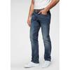 Regular-fit-Jeans CAMEL ACTIVE "HOUSTON", Herren, Gr. 40, Länge 36, blau (mid blau), Denim/Jeans, Obermaterial: 89% Baumwolle, 8% Polyester, 3% Elasthan, unifarben, casual, regular fit lang, Jeans, im klassischen 5-Pocket-Stil