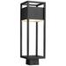 Z-Lite 1 Light Outdoor Post Mount Fixture in Black Finish