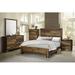 CDecor Home Furnishings Agius Rustic Pine 3-Piece Bedroom Set w/ Dresser Wood in Brown | 50.5 H x 41 W x 81 D in | Wayfair 222918T-S3DR