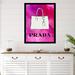 Venice Beach Collections High Fashion Designer Handbag Framed Print | 18 H x 14 W x 1 D in | Wayfair HB100-5-G-B-1418