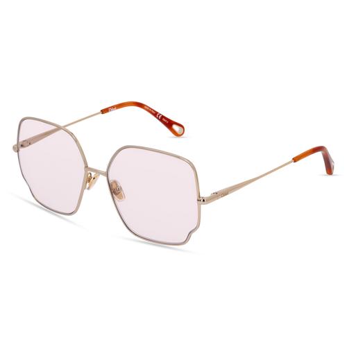 Chloé CH0096S Damen-Sonnenbrille Vollrand Butterfly Metall-Gestell, gold