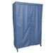 Rebrilliant Storage Shelving Unit Cover, Fits Racks 36"W X 18"D X 72"H In Dusty Fabric in Blue | 72 H x 48 W x 18 D in | Wayfair