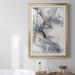 Ivy Bronx Marble Trance Premium Framed Print - Ready To Hang 47132 Paper, Solid Wood in Blue/Brown/Gray | 24.5 H x 18.5 W x 1 D in | Wayfair