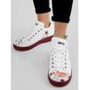 Sneaker DOGO "Ace Sneakers What's Up Doc? Bugs Bunny Damen Sneaker / Female", Damen, Gr. 41, Normalschaft, bunt (weiß), Lederimitat, casual, Schuhe Schnürschuh Sneaker low Skaterschuh, Vegan
