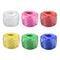 Polyester Nylon Plastic Rope Twine Household Bundled,150m 6 Colors 6 Rolls - Multicolor