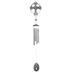 Q-Max 28" Long Pewter Cross Wind Chime