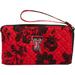 Vera Bradley Texas Tech Red Raiders Rain Garden Front-Zip Wristlet