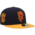 Men's New Era Navy/Gold San Francisco Giants Primary Logo 59FIFTY Fitted Hat