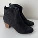 American Eagle Outfitters Shoes | American Eagle Black, Suede Ankle Booties Boots Size 61/2 | Color: Black/Tan | Size: 6.5