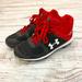 Under Armour Shoes | Kids Under Armour Sports Cleats Sneakers Size 4y & 4.5y | Color: Black/Red | Size: Various