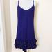 Anthropologie Dresses | Anthropologie Yoana Baraschi Slip Dress, Purplish Royal Blue, Size M | Color: Blue/Purple | Size: M