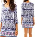 Lilly Pulitzer Dresses | Lilly Pulitzer | Ocean Ridge Tons Of Fun Dress | Color: Blue/White | Size: Xs