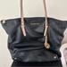 Michael Kors Bags | Michael Kors Black Leather Tote | Color: Black | Size: Os