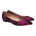 J. Crew Shoes | J Crew Tweed Pointed Toe Flats Shoes Fresh Berry Size 6.5 | Color: Pink | Size: 6.5