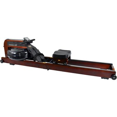 Ruderzugmaschine BODY COACH "Wood Champion II Rower" Rudergeräte braun (buche dunkel) extra großer Wassertank, platzsparend faltbar