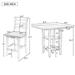 5-Piece Wooden Counter Height Dining Set