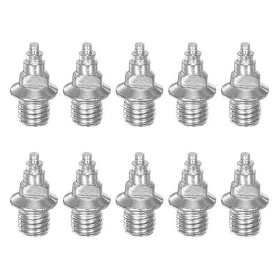 10pcs Track Spikes 6.7mm Tower Steel Replacement for Track Shoes, Silver Tone - Silver Tone