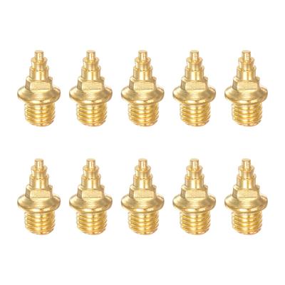 10pcs Track Spikes 6.7mm Tower Steel Replacement for Track Shoes, Golden