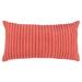 Rizzy Home Tonal Stripe Textured Solid Throw Pillow Cover