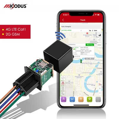 MiCODUS – dispositif de suivi de voiture GPS 4G relais MV730G coupure de carburant moteur 9-95V