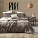 UB Jealy Coma Inducer Gray Brown Oversized Comforter Set Polyester/Polyfill/Microfiber in Brown/Gray | Twin XL Comforter + 1 Sham | Wayfair