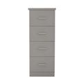 Forest Designs 4-Drawer Vertical Filing Cabinet Wood in Brown | 56 H x 22 W x 21 D in | Wayfair B1034SN-OA