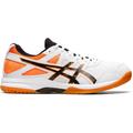 ASICS Herren Netballschuhe Herren Volleyballschuhe Gel-Task 2, Größe 46 ½ in WHITE/SHOCKING ORANGE