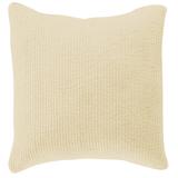 AllModern Kobie Stonewashed Cotton Quilted Modern Rustic 1 Piece Pillow Sham 100% Cotton | 27 H x 27 W in | Wayfair