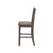 Rosalind Wheeler Cumberbatch Bar Stool Wood/Upholstered in Brown | 41 H x 19 W x 20 D in | Wayfair 0711877F31A149C6B840154E10C6EE5C