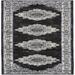 Black/White 120 x 26 x 0.5 in Area Rug - Bungalow Rose Abbate Oriental Black Area Rug in, Runner 2'2" x 10' | 120 H x 26 W x 0.5 D in | Wayfair